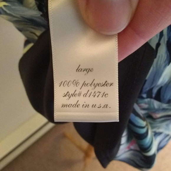 NWT Francesca's Hawaiian print slip dress, L - Picture 7 of 8